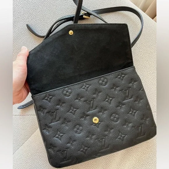 ππ BEAUTIFUL ππCROSSBODY RETIRED LEATHER EMPREINTE FLAP LOUIS VUITTON - Picture 5 of 13